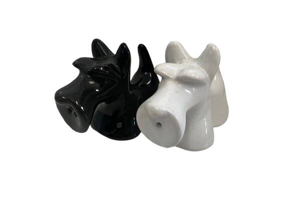 Ceramic salt and pepper shakers