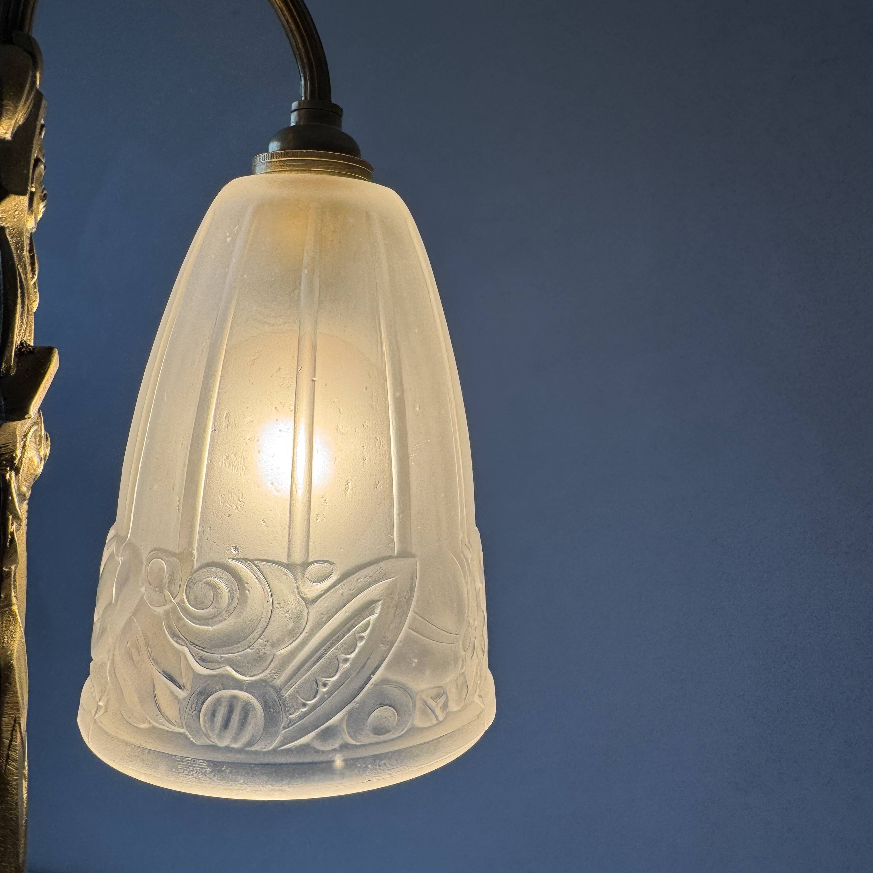 Old art-deco wall light