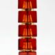 Lampe de table en verre artistique scandinave et laiton du milieu du siècle par C. Fagerlund, années 1960.