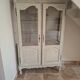 Louis XV shabby chic display cabinet