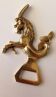 Decapsuleur animal en bronze doré