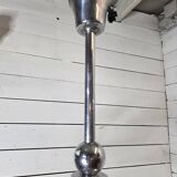 Art Deco chandelier in chromed metal from the 1930s