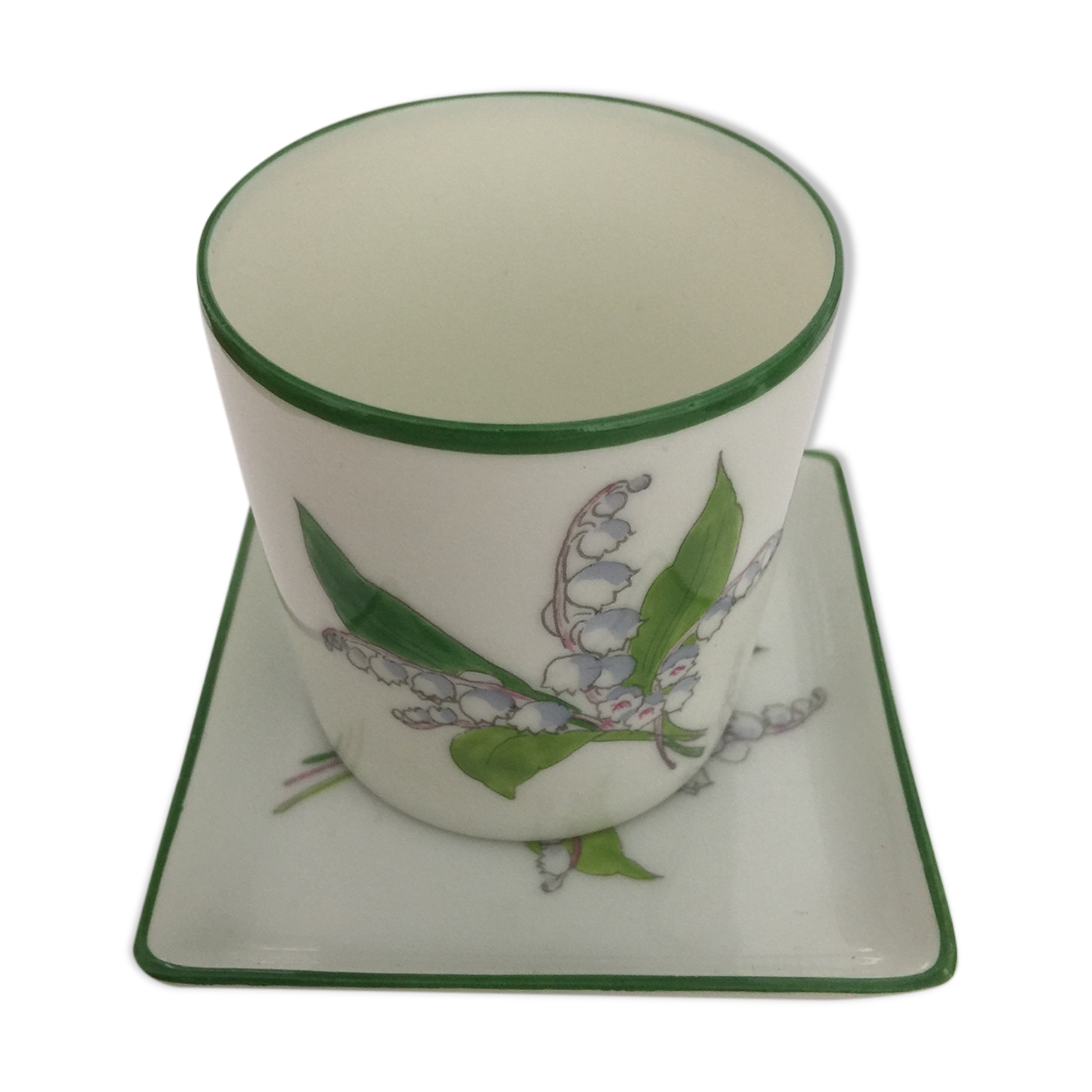 Muguet Christian Dior coffee cup and saucer