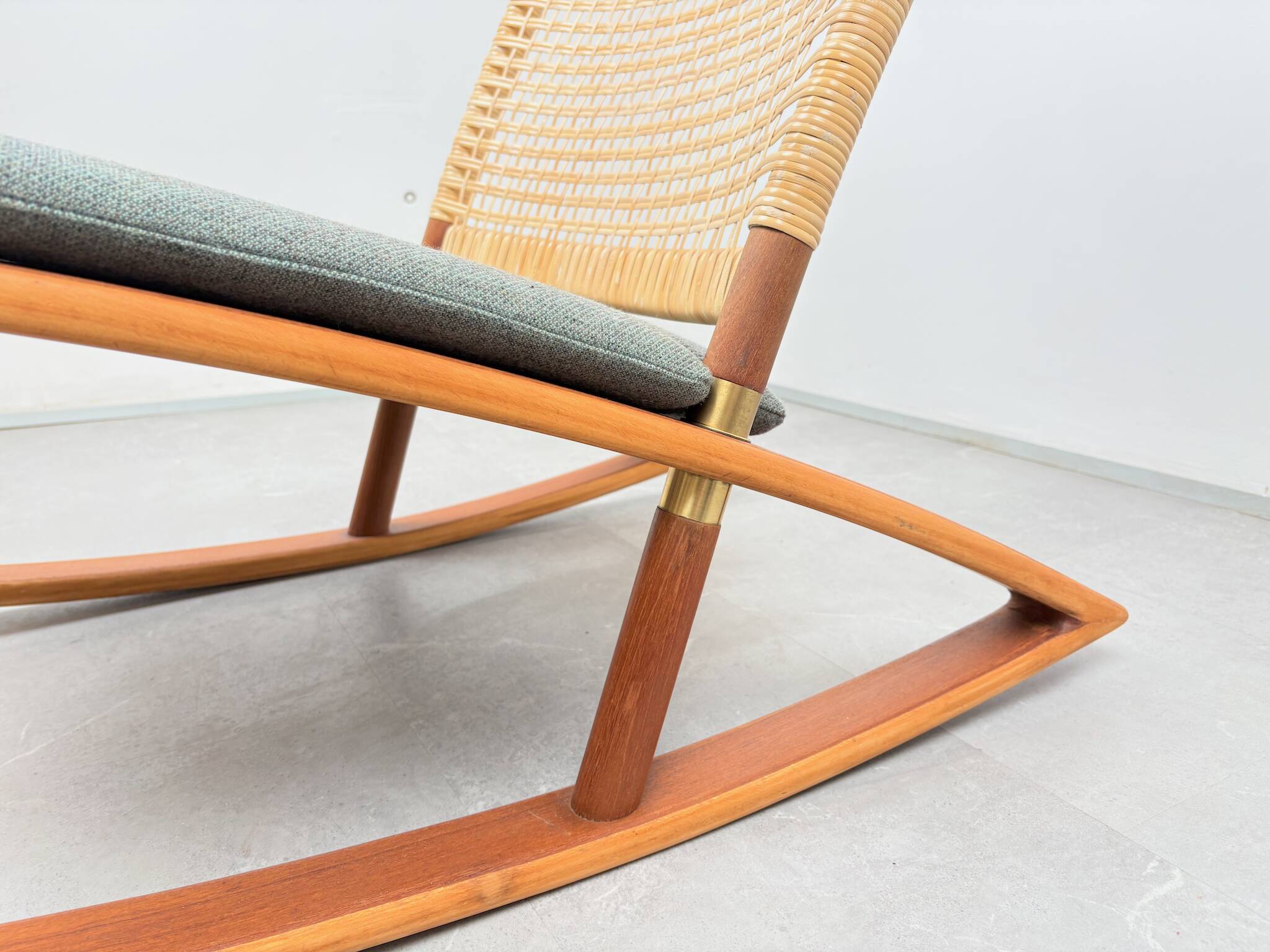 Rocking chair model 599 by Fredrik Kayser for Vatne Lenestolfabrikk