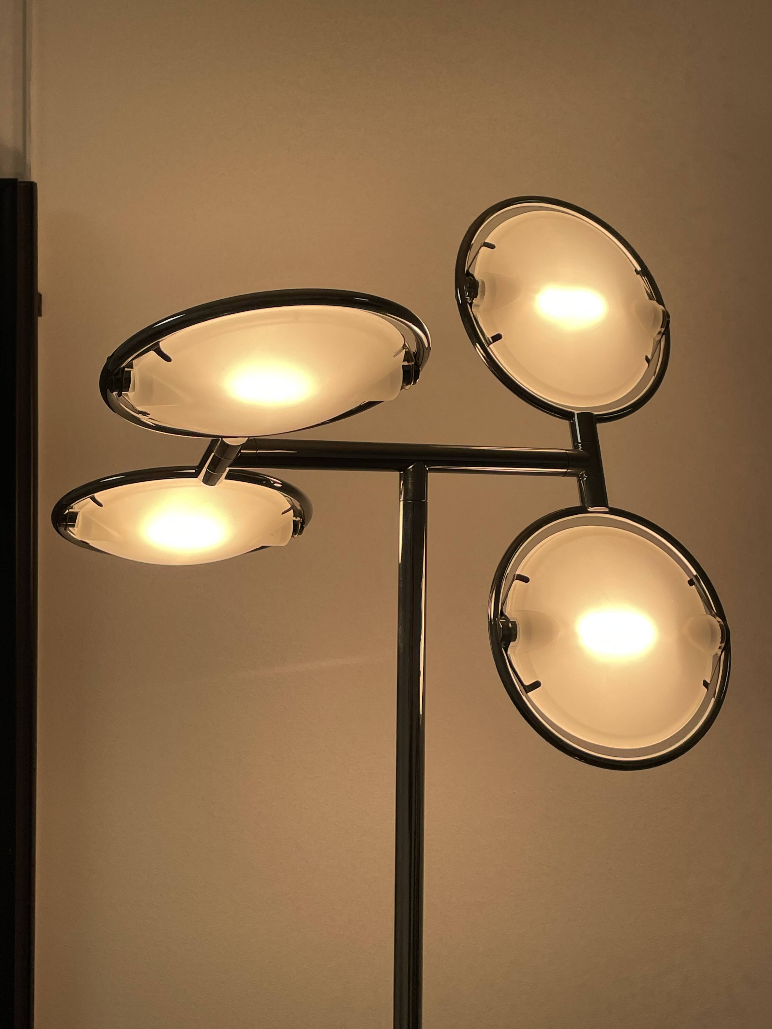 Nobi 4 model floor lamp by FontanaArte, 1990s