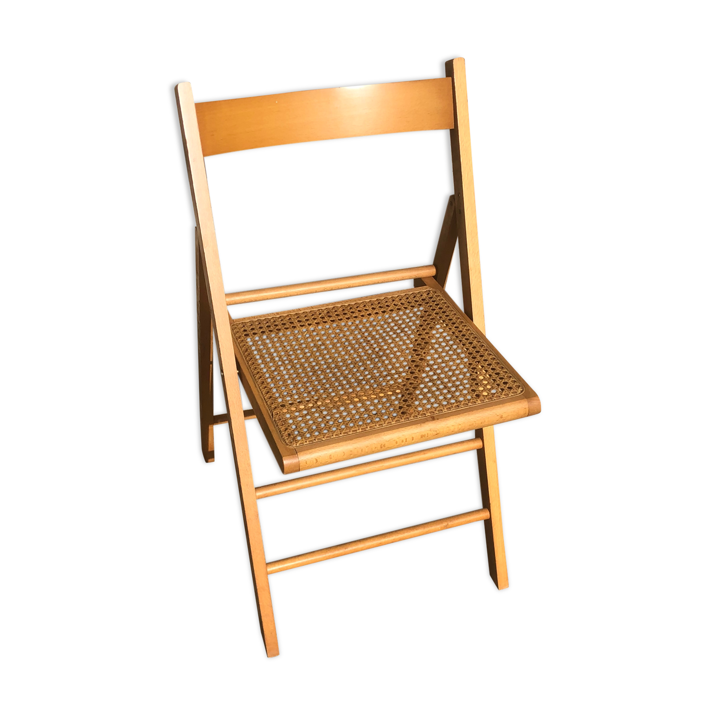 Folding cannage chair