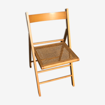 Folding cannage chair