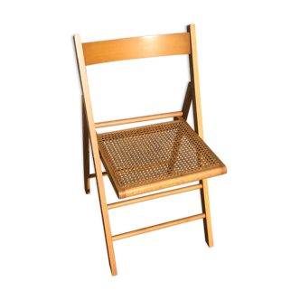Folding cannage chair