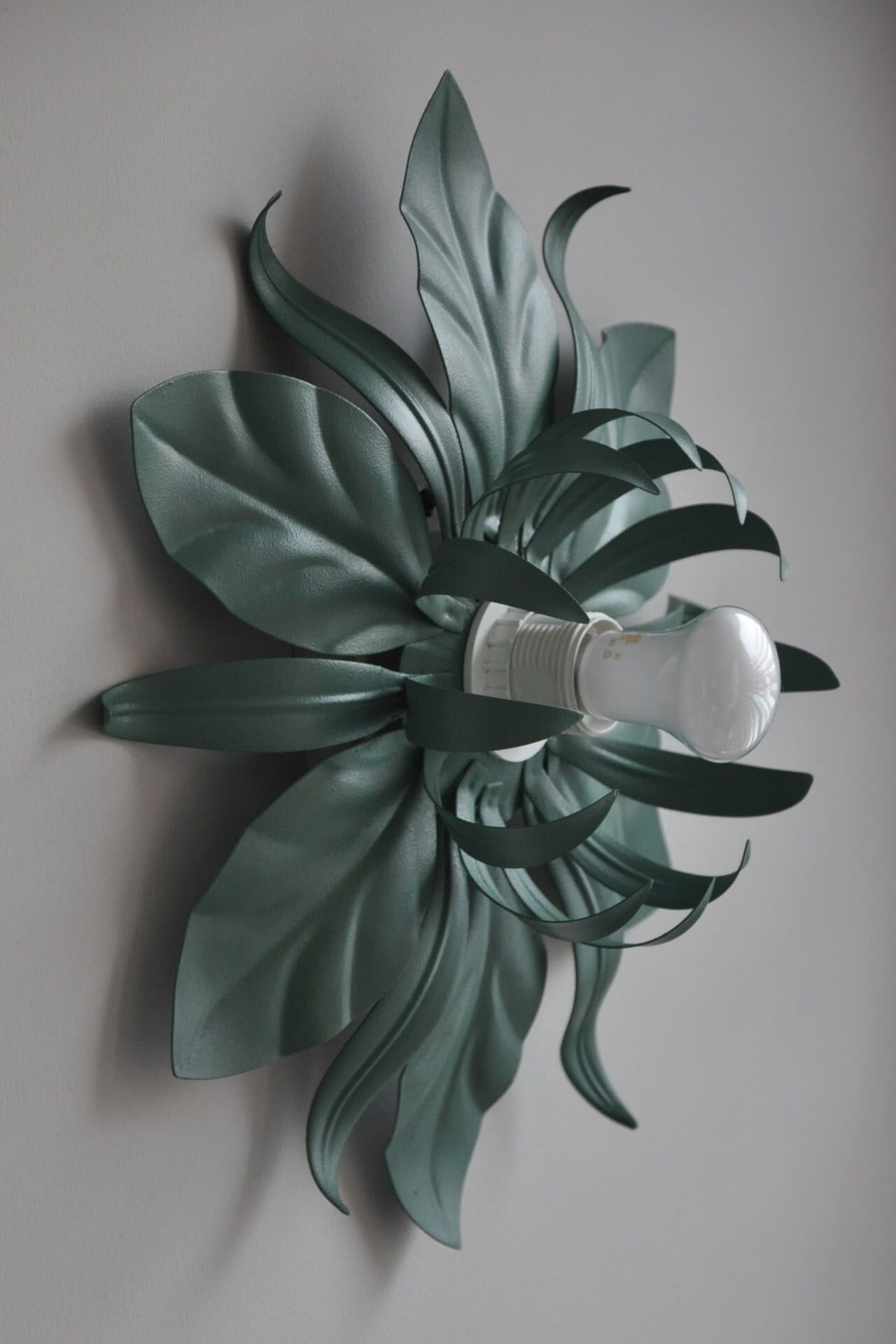 Applique fleur en métal