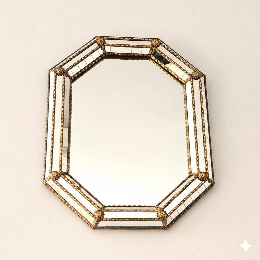 Miroir vénitien des années 80