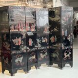 Coromandel lacquered Chinese screen with 6 panels
