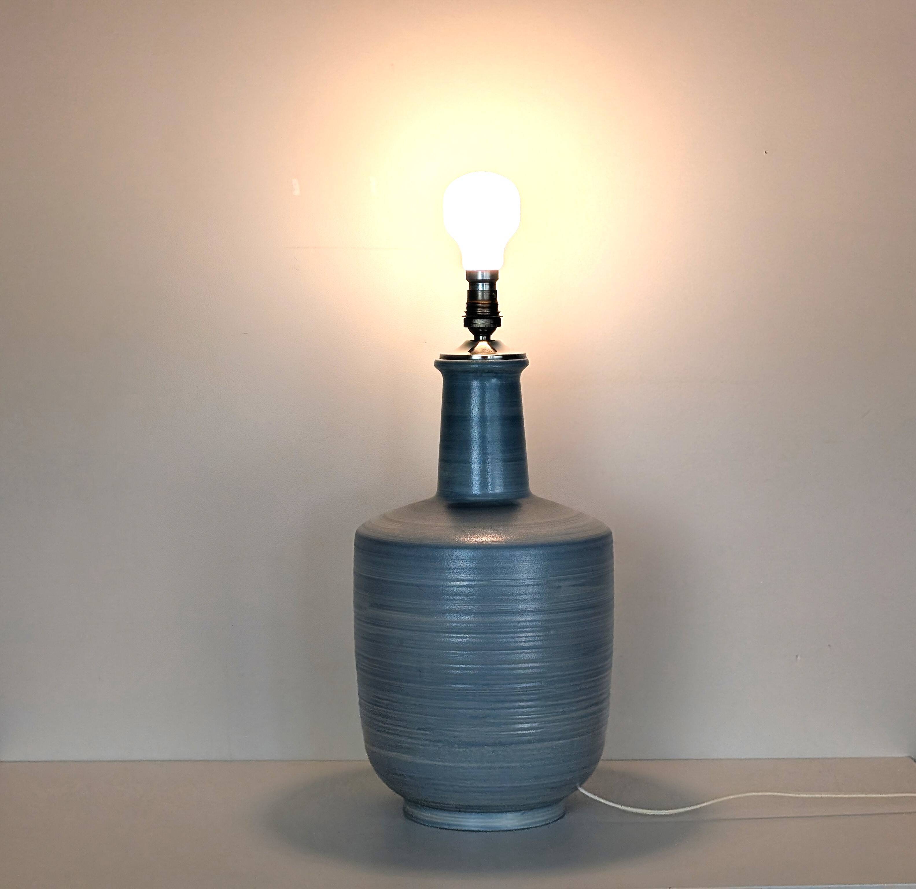 Pied de lampe en céramique