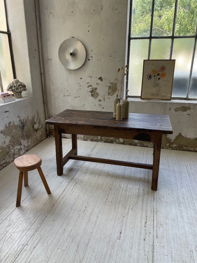 Work farm table established oak