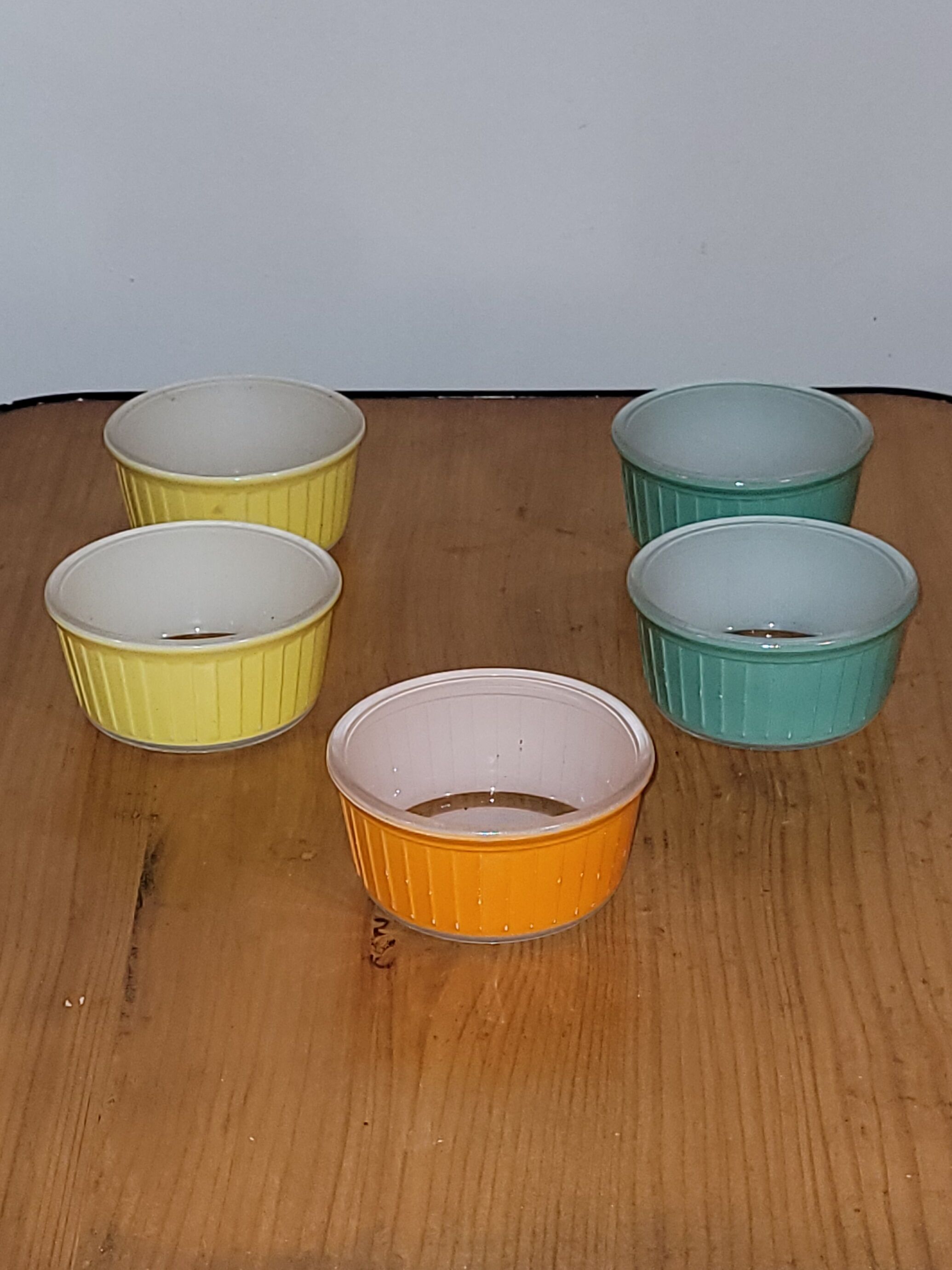 Lot service duralex couleur - vintage