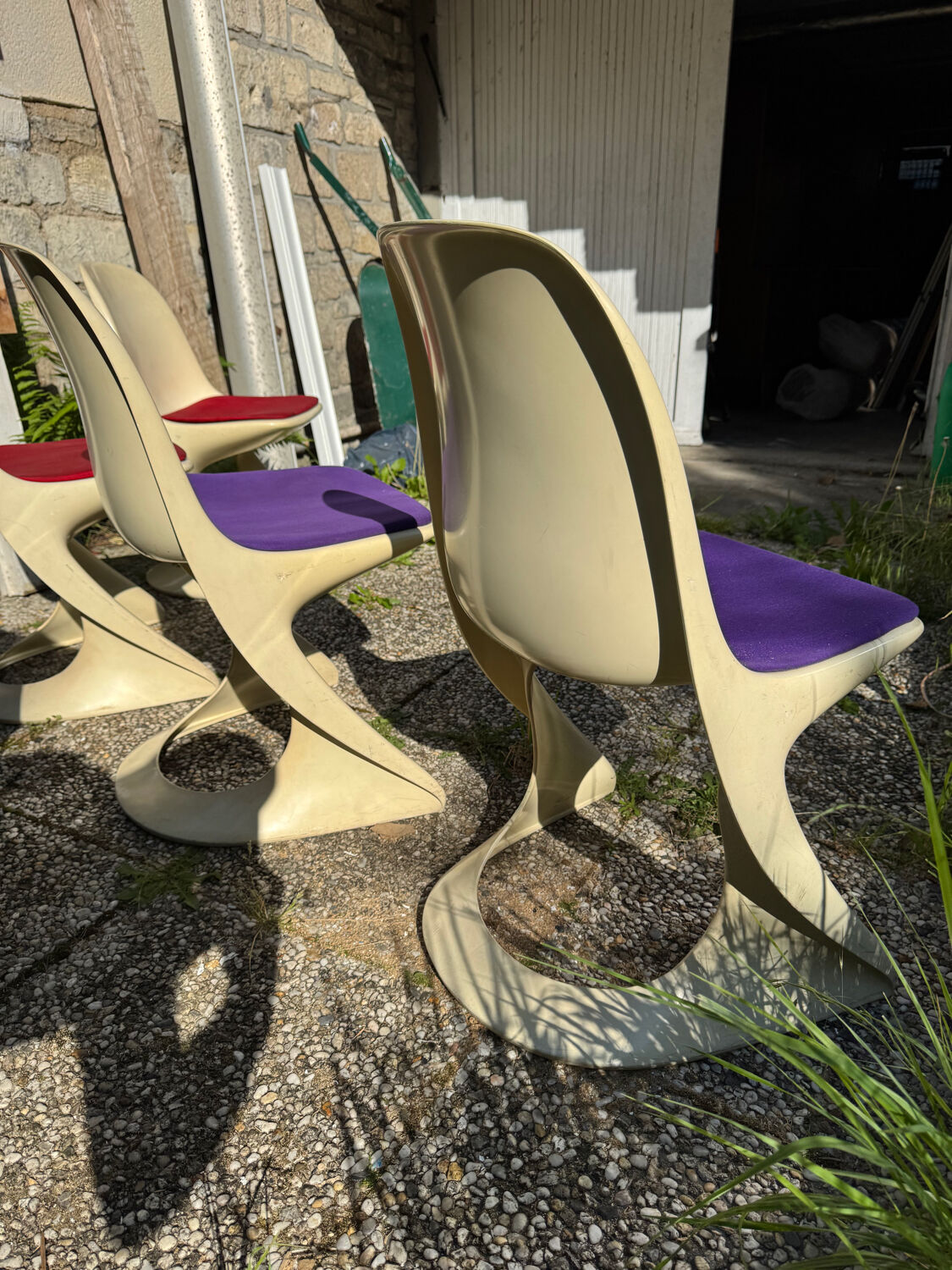 Set of 4 "casalino" chairs by alexander begge