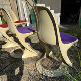 Set of 4 "casalino" chairs by alexander begge