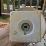 Pair of Vintage Alabaster Lamp with Lampshade