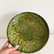 Old Tamegroute bowl, green glazed ceramics, pottery, catch-all.