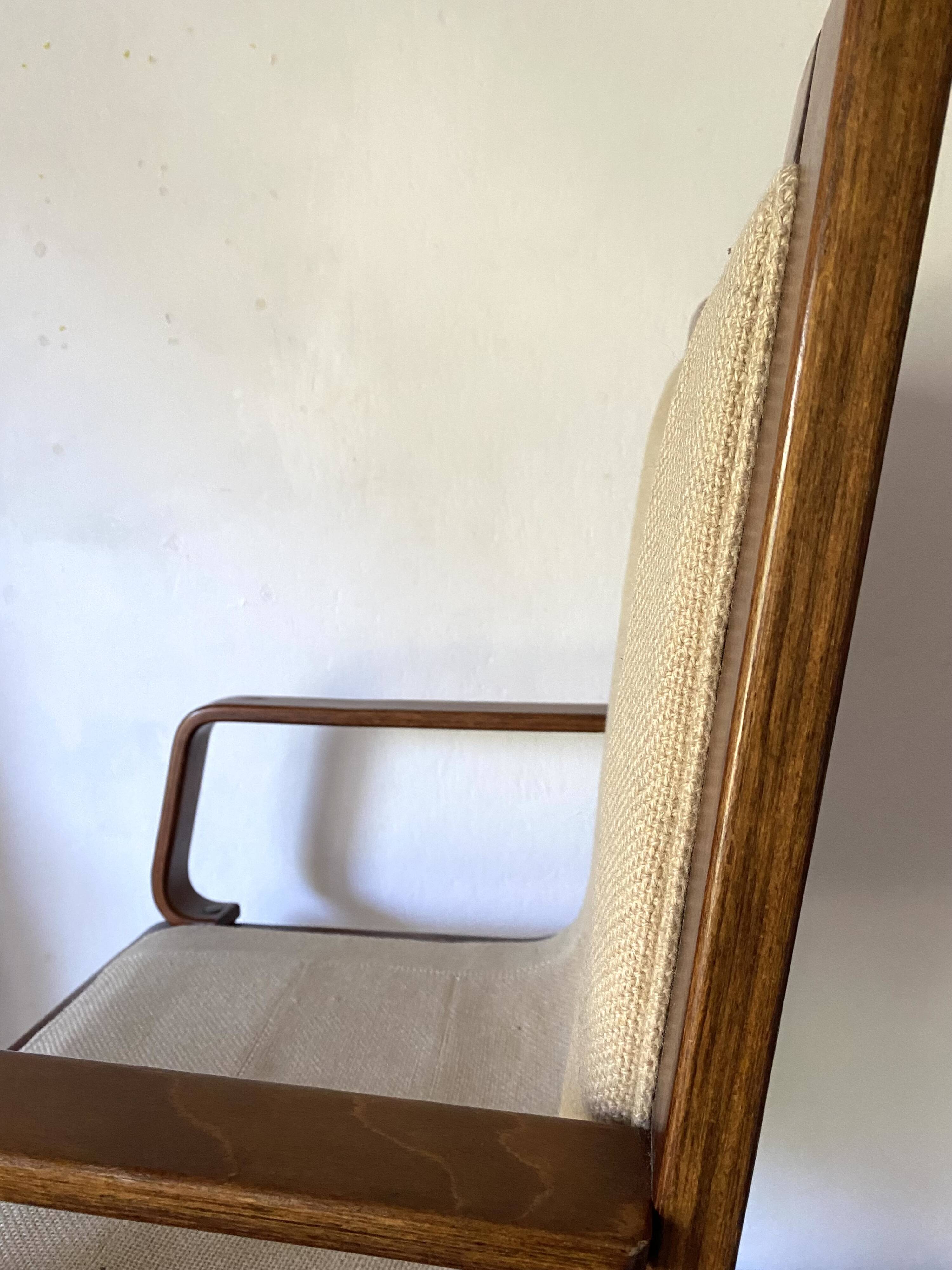 Fauteuil scandinave pivotant vintage