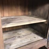 Buffet bas rustique en chêne massif aéro gommé