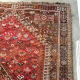 Ancient Persian rug, 285/215 cm, handmade.