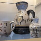 Pitcher with geometric patterns Jean Rivier style