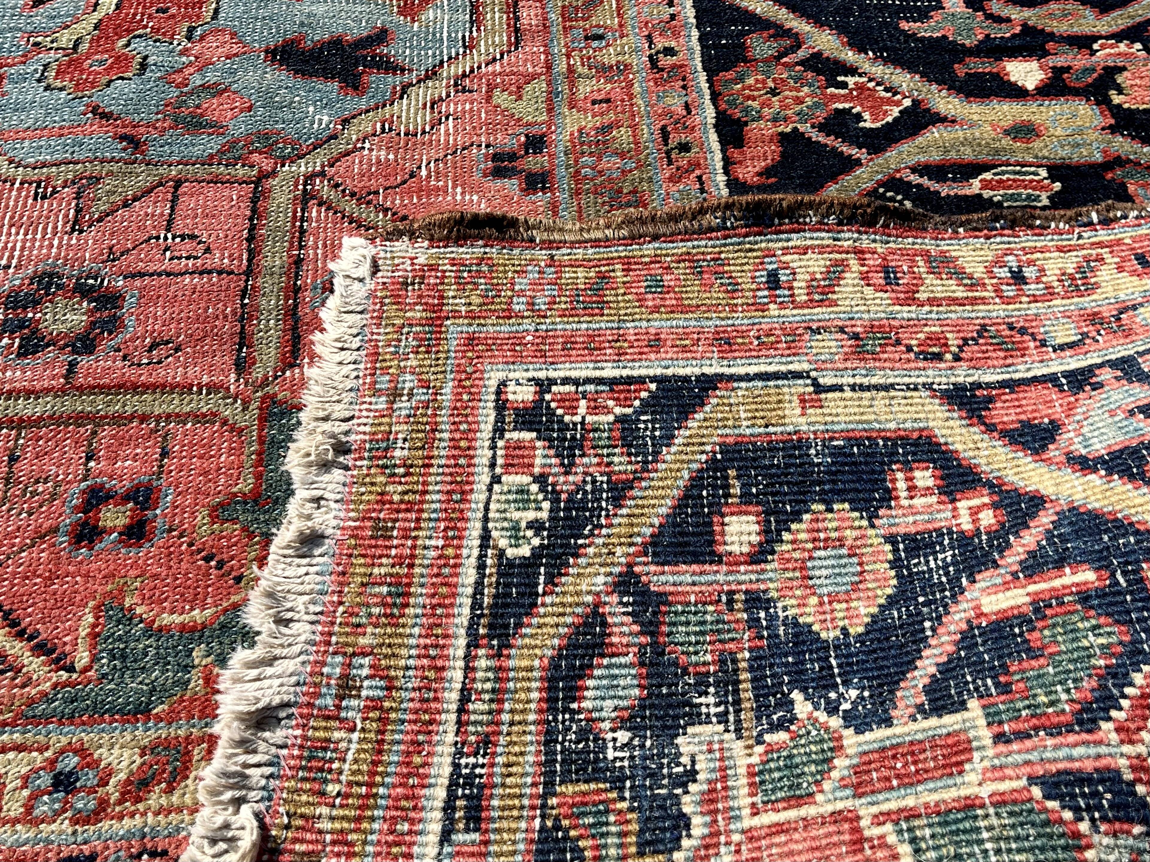 Antique Heriz Persian Rug Circa 1900/1910