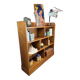 Large shelf, vintage solid oak bookcase from the 60s