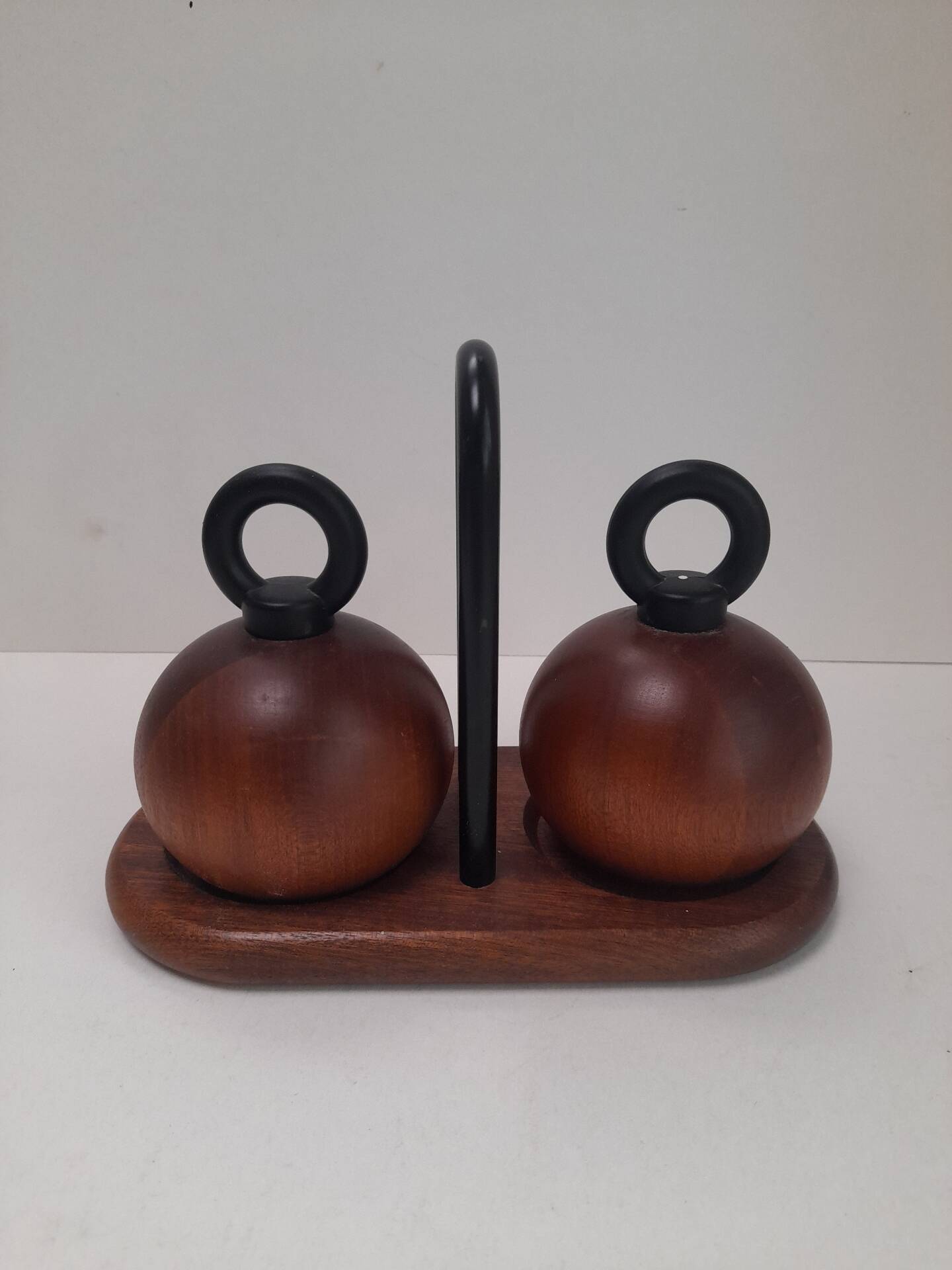 Pair of Richard Nissen Bodum salt and pepper mills.