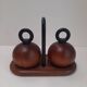Pair of Richard Nissen Bodum salt and pepper mills.