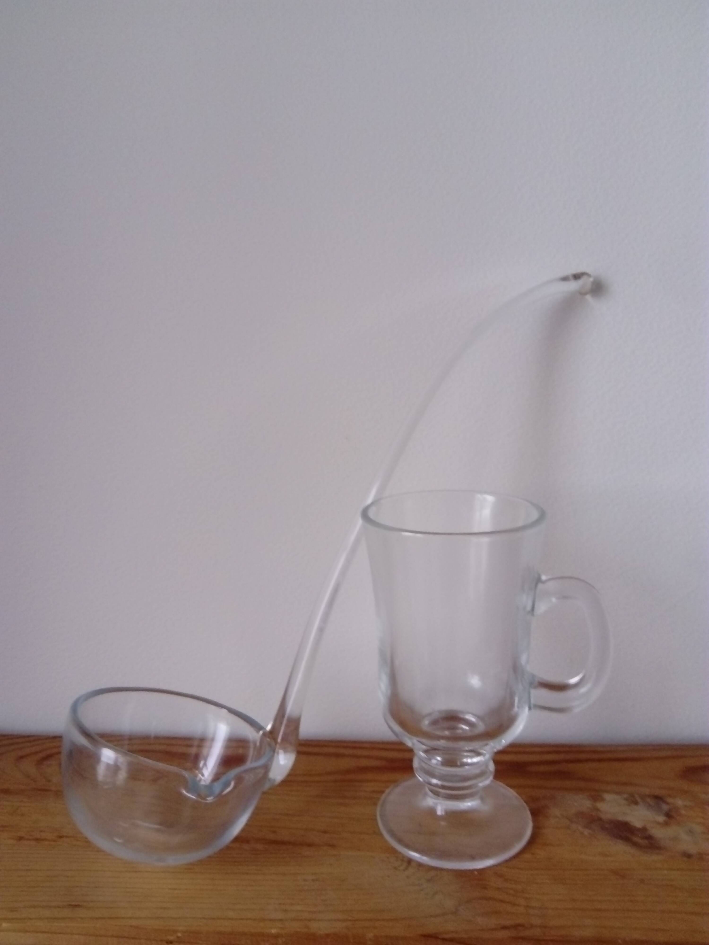glass ladle for punch/cocktail or sangria