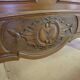 Walnut bed frame - Louis Philippe style