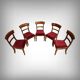 Set of 5 Mahogany Chairs, Victorian Period, England – Part 2