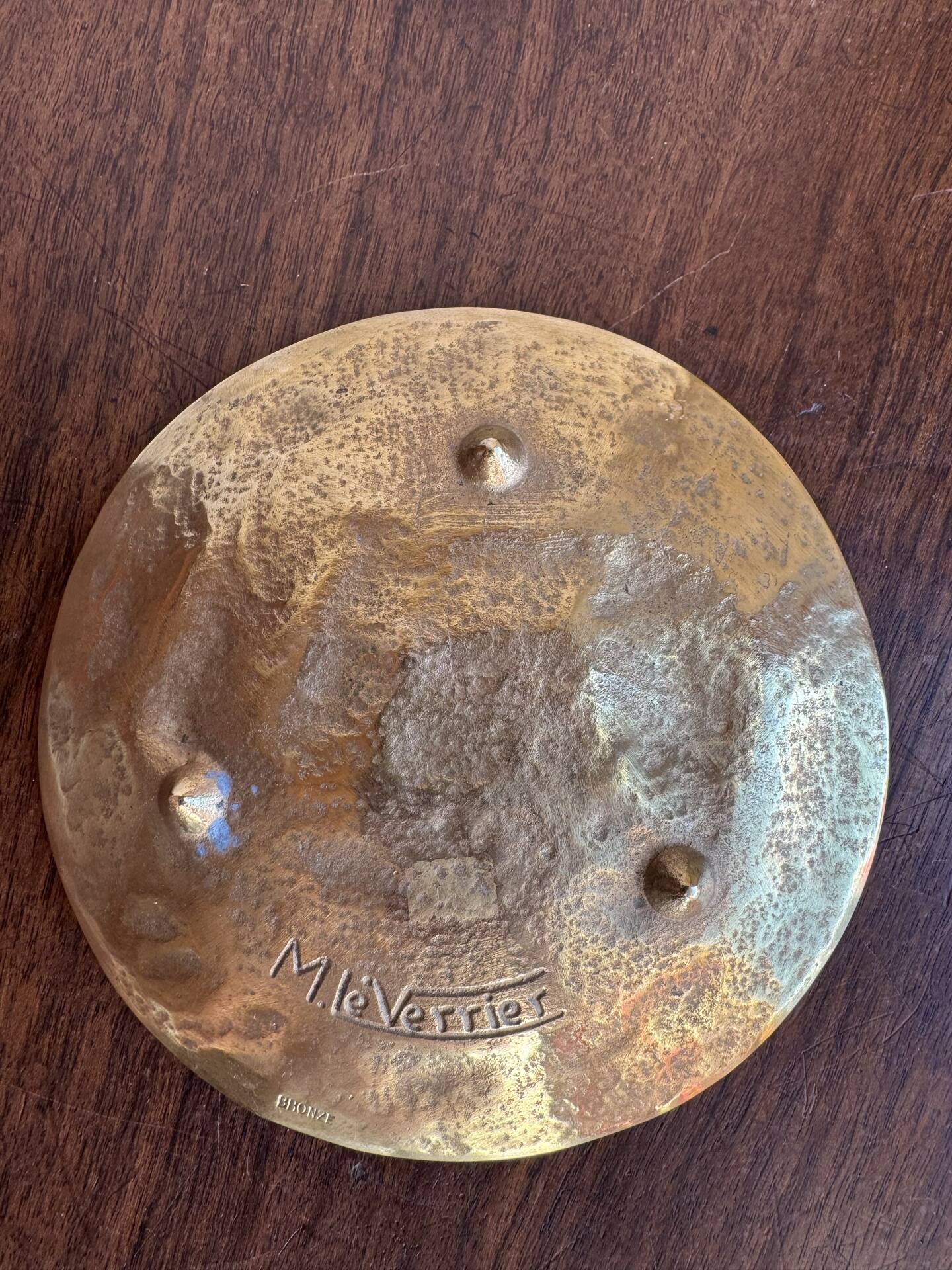 Max Le Verrier – Vide-poche Taureau en bronze – Art Déco