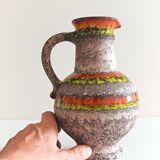 Mid Century West German Ceramic Pitcher by Heinz Hommerich for Übelacker, 1960s