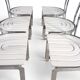 Ensemble de 6 chaises de salle à manger Allmilmö postmodernes, 1980