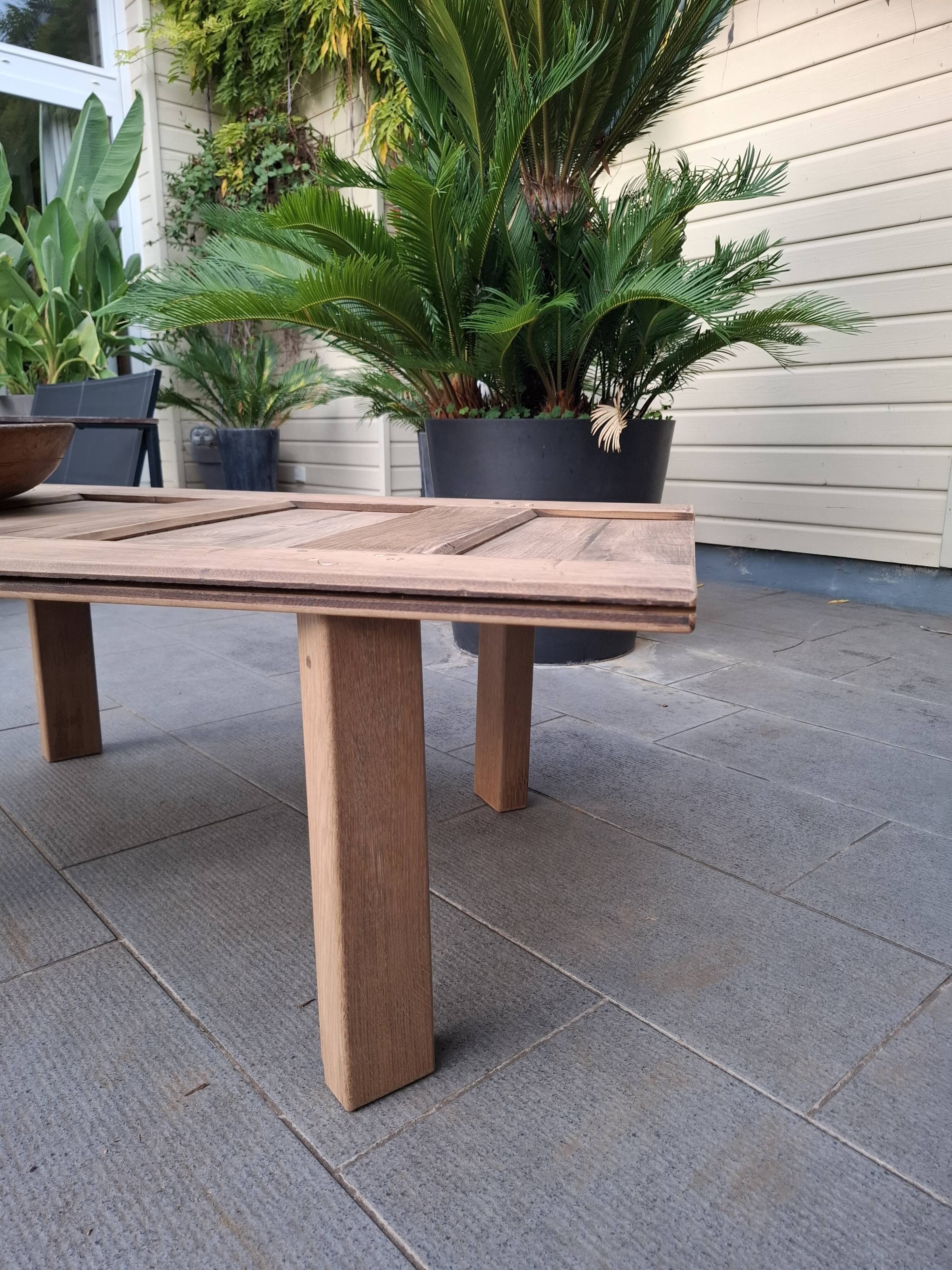Table basse fabrication artisanale