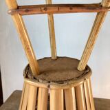 Vintage bamboo plant holder