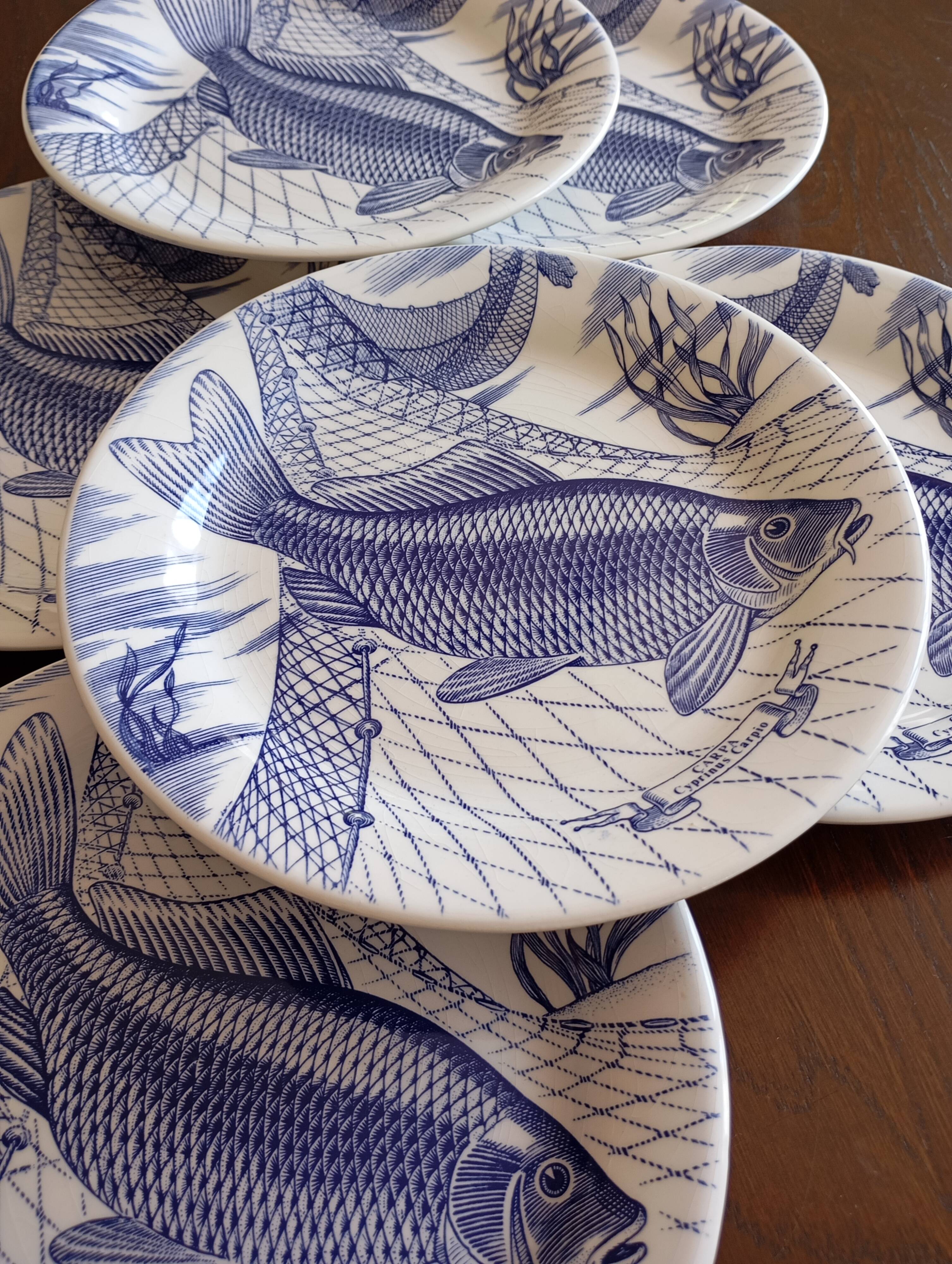 6 English Ironstone Tableware dinner plates