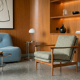 HOM24 vintage café armchairs