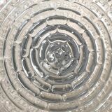 Vintage round glass ceiling light