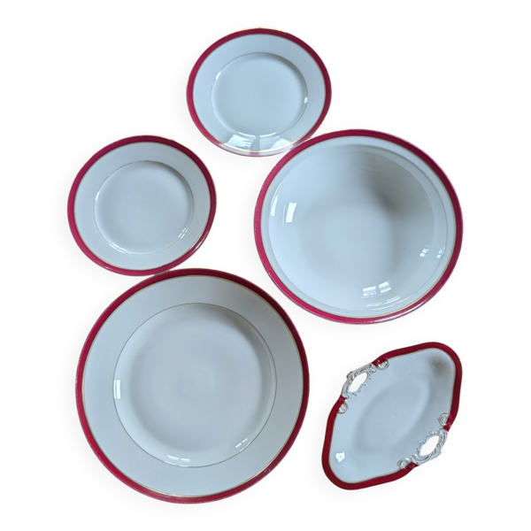 Ensemble de service en porcelaine de Limoges Le Grand Dépôt Paris