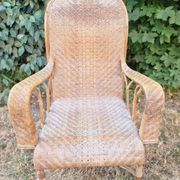 Art Deco Riviera rattan armchair