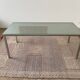 Table Design Conran Shop Paris Frosted glass and brushed metal