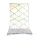 Béni ouarain rug with green and white diamonds with fringes on the side 143x240