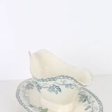 HBCM ironstone sauceboat, Guadaloupe model