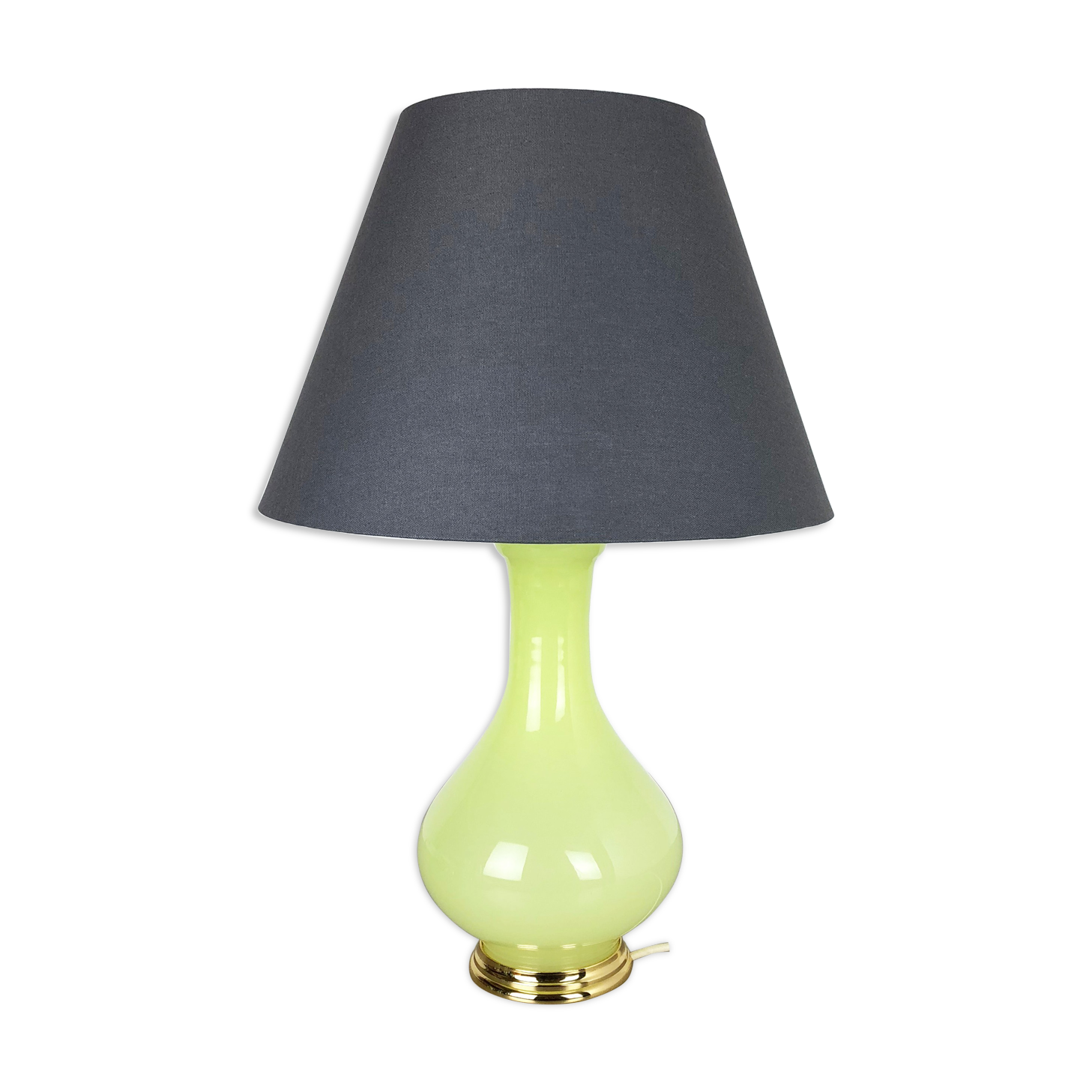 Lampe de table en verre de Murano Cenedese Vetri Italie années 60