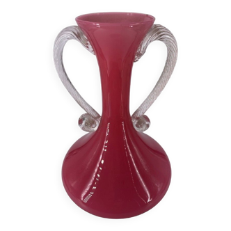 Vintage Murano pink vase