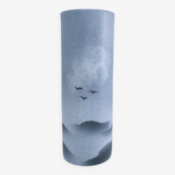 Roller vase designed by Yves Mohy for Virebent