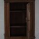French rustic furniture in solid oak from the mid-19th century with panelled doors, baroque style.